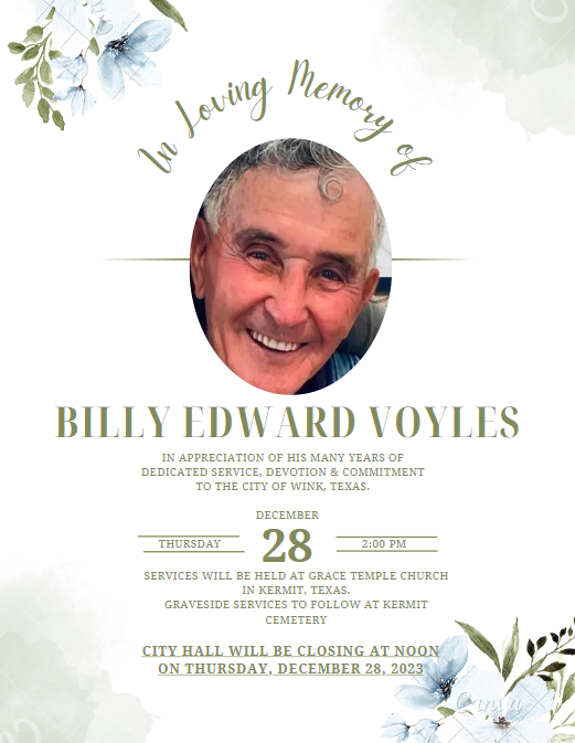 Funeral Services Billy Voyles