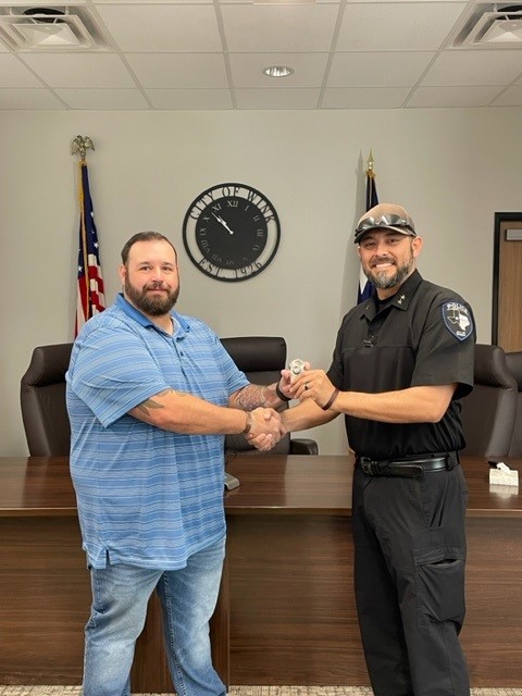 Officer Cogburn Sworn In